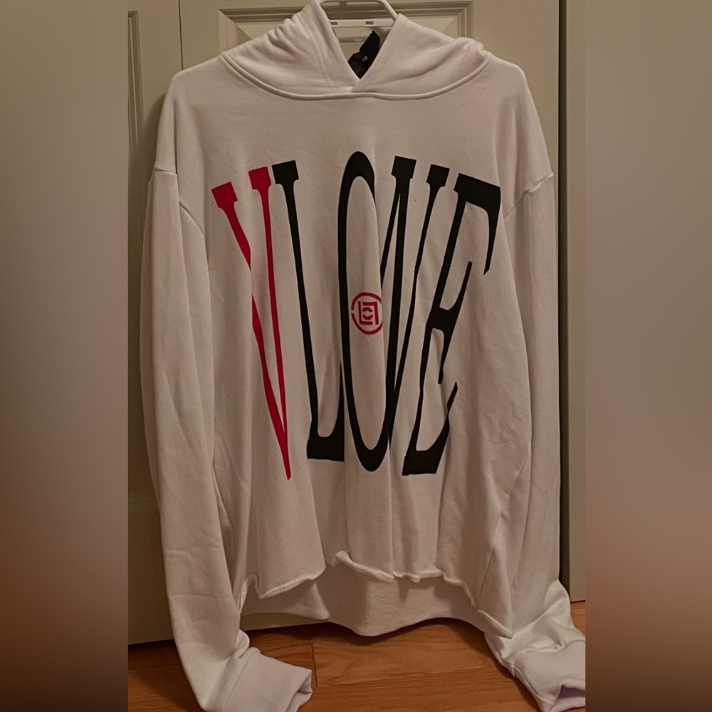 Mens VLONE graphic hoodie NWOT L
